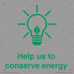 Help us to conserve energy 
